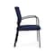 Lesro Newport Guest Chair Metal Frame, Black, MD Ink Upholstery NP1101 - alternate 3